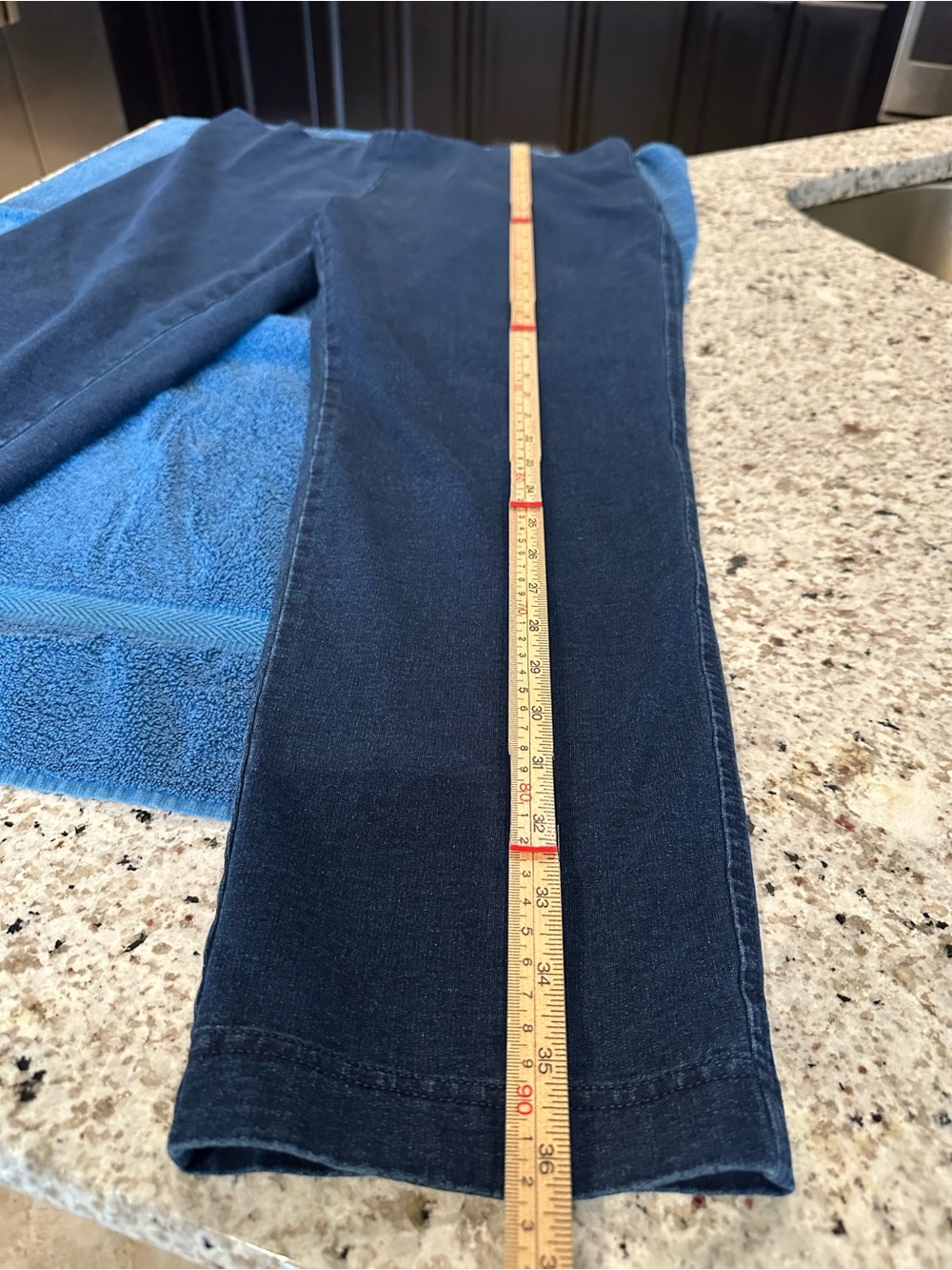 J. Jill Women's Straight Leg Jeans in Dark Blue - Picture 2 of 3